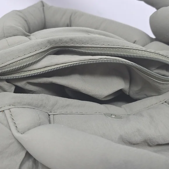 Knot-Accent Olive Green Women’s Shoulder Bag - Picture 14 of 16